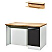 Respekta Cocina de isla Gabriel (Ancho: 150 cm, Gris, Sin electrodomésticos) | BAUHAUS