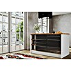 Respekta Cocina de isla Gabriel (Ancho: 290 cm, Gris, Con campana de isla, Con electrodomésticos) | BAUHAUS