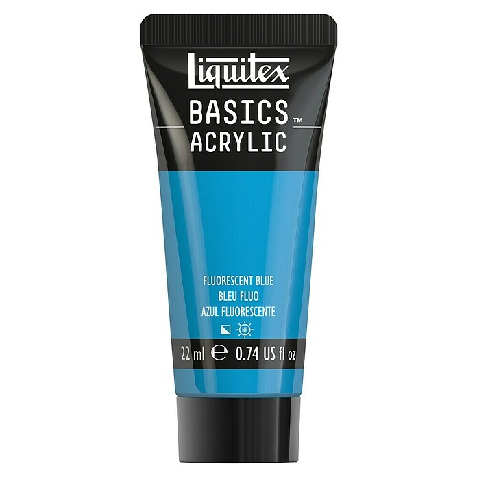 Liquitex Basics Acrylfarbe (Blau Fluoreszierend, 22 ml) | BAUHAUS