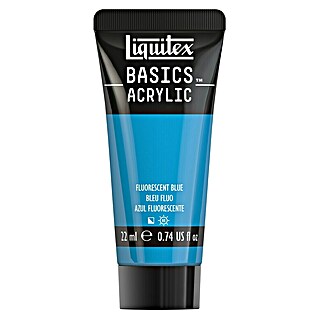Liquitex Basics Acrylfarbe (Blau Fluoreszierend, 22 ml)