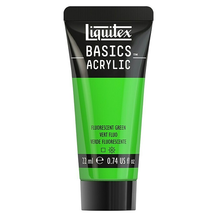 Liquitex Basics Acrylfarbe (Grün Fluoreszierend, 22 ml) | BAUHAUS