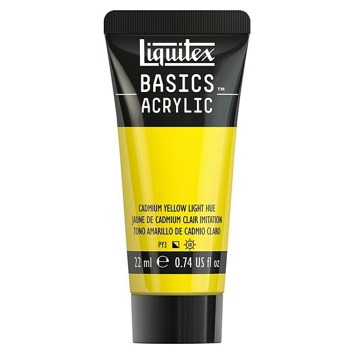 Liquitex Basics Acrylfarbe (Kadmiumgelb hell, 22 ml) | BAUHAUS