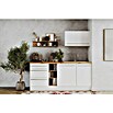 Respekta Cocina de isla Gabriel (Ancho: 320 cm, Blanco, Con campana de isla, Con electrodomésticos) | BAUHAUS