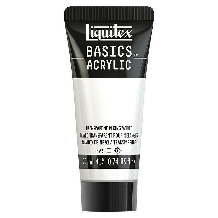 Liquitex Basics Acrylfarbe (Transparent Mischweiß, 22 ml) | BAUHAUS