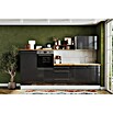 Respekta Cocina de isla Gabriel (Ancho: 290 cm, Gris, Con campana de isla, Con electrodomésticos) | BAUHAUS