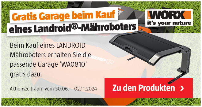 Worx Landroid gratis Garage