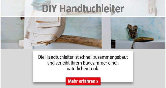 DIY Handtuchleiter