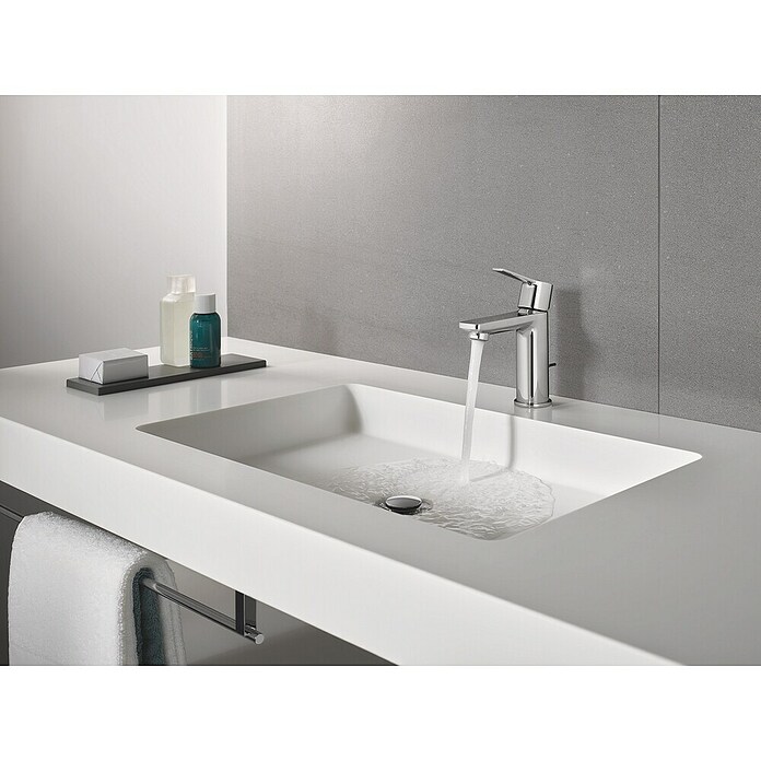 Grohe Lineare Waschtischarmatur XS-Size (Mit Zugstange, Chrom, Glänzend) | BAUHAUS