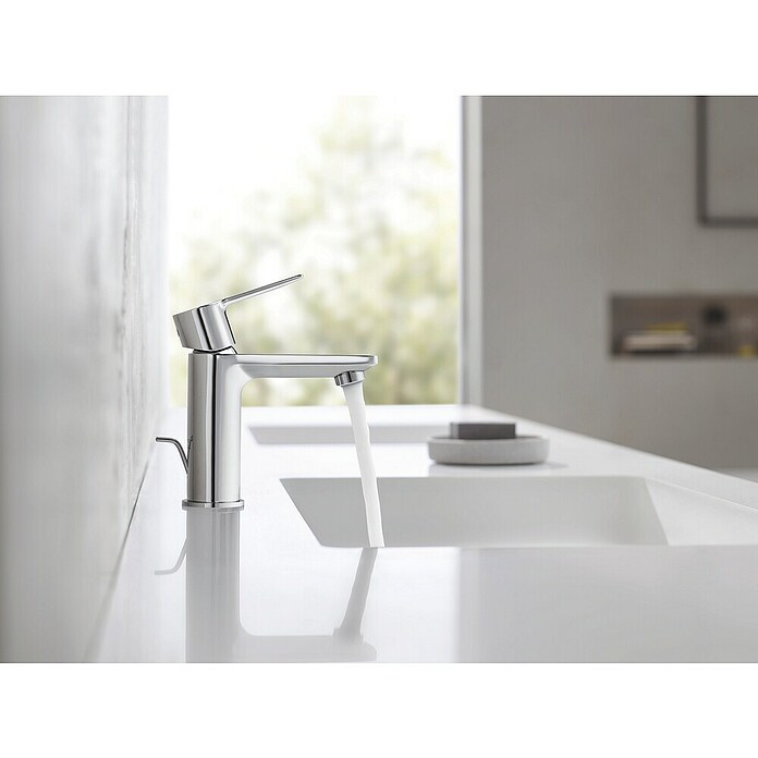 Grohe Lineare Waschtischarmatur XS-Size (Mit Zugstange, Chrom, Glänzend) | BAUHAUS