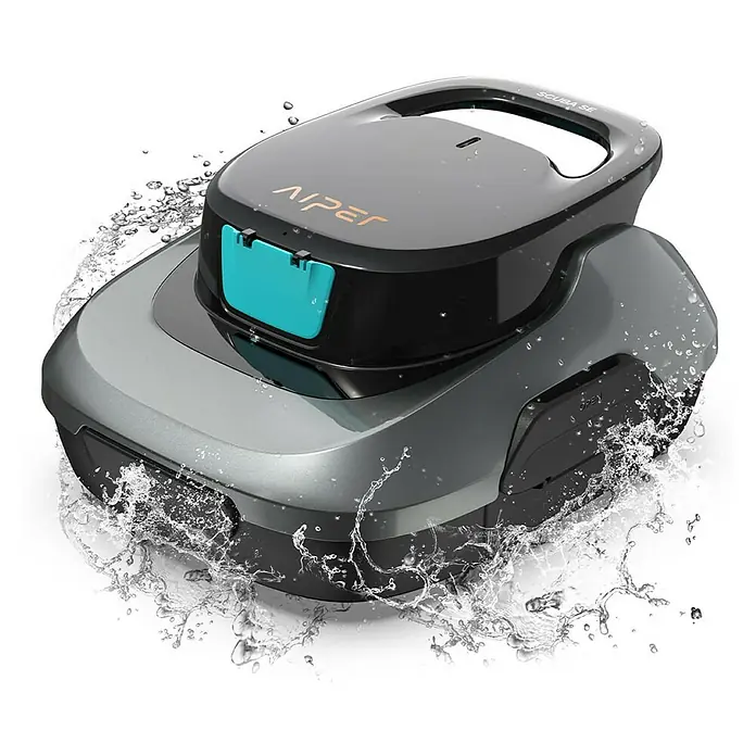 Aiper Poolroboter Scuba SE - Akkubetrieben, Passend für: Pools bis 80 m² Grundfläche, Filterleistung: 4.500 l/h - Der Aiper Scuba SE Poolreinigungsroboter, der Ihren Pool sauber hält.
