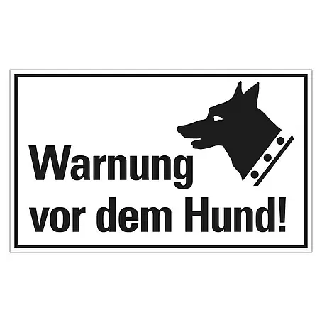 Pickup  Hinweisschild