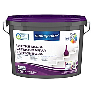 swingcolor Lateks barva (Bela, Svilnati sijaj, 10 l)