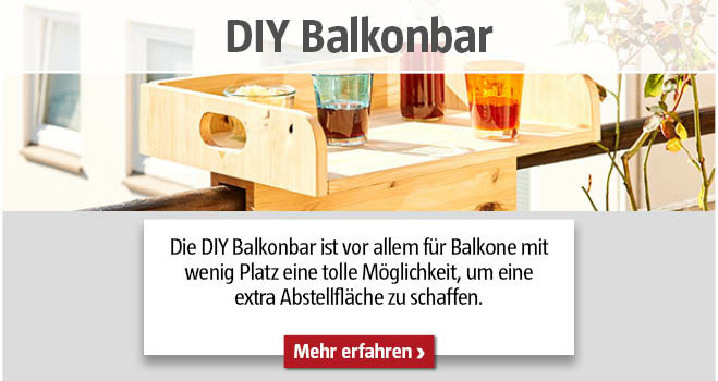 DIY Balkonbar