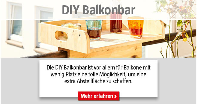 DIY Balkonbar