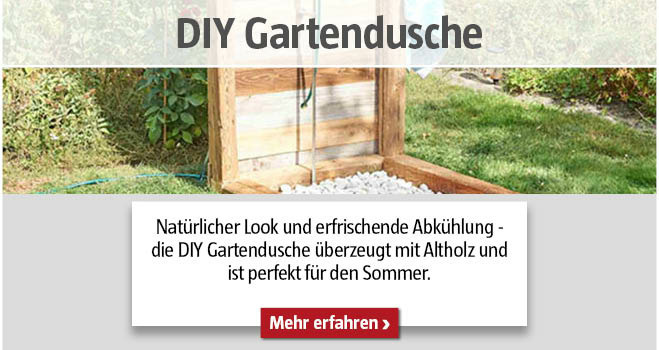 DIY Gartendusche