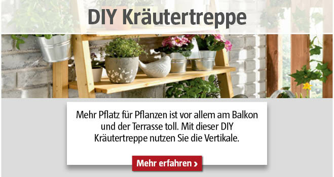 DIY Kräutertreppe