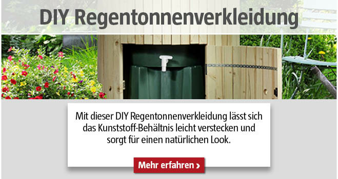 DIY Regentonnenverkleidung