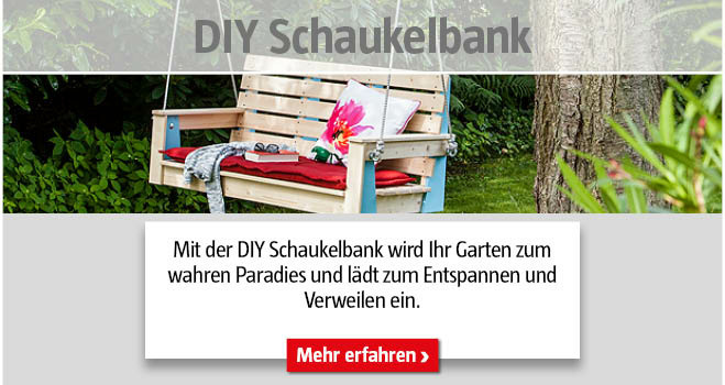 DIY Schaukelbank