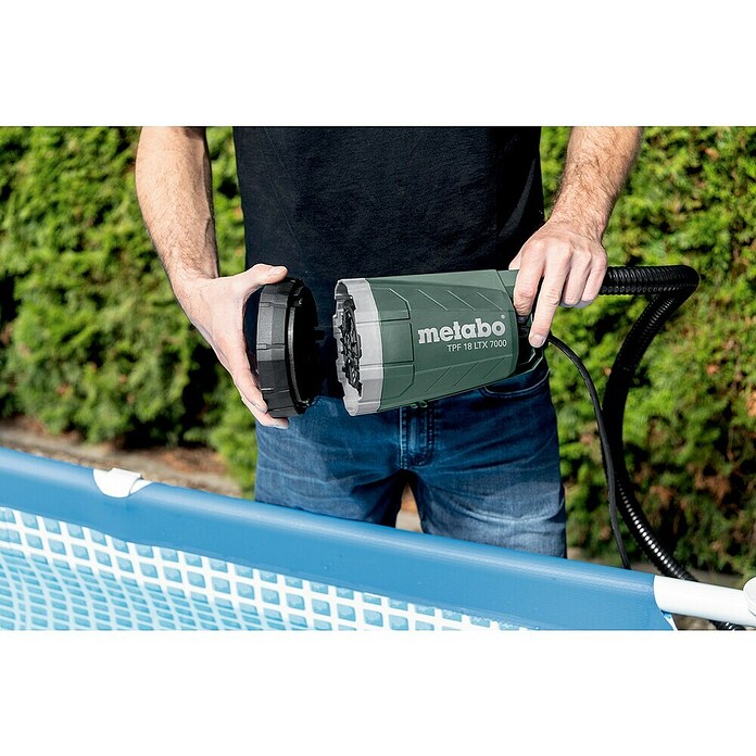 Metabo CAS 18V Bomba sumergible TPF 18 LTX 7000 (Capacidad de bombeo máx.: 7.000 l/h) | BAUHAUS