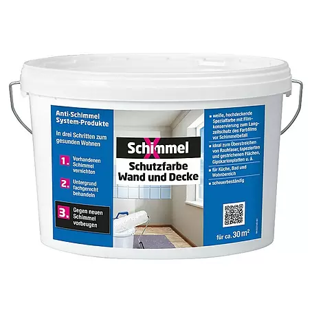 SchimmelX  Wandfarbe Schutzfarbe Wand und Decke