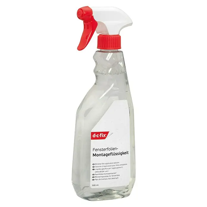 D-c-fix Fensterfolie Montageflüssigkeit - 500 ml, Farblos - Sprühflasche d-c-fix Fensterfolien-Montageflüssigkeit für eine einfache und effektive Fensterfolienanbringung.