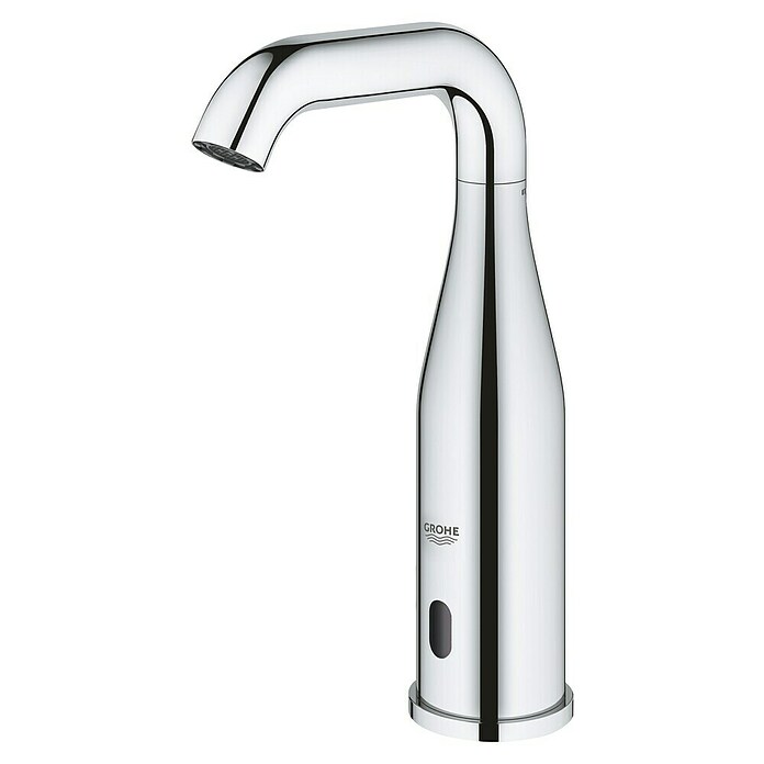 Grohe Essence Waschtischarmatur batteriebetrieben (Infrarot-Elektronik, Chrom, Glänzend, Höhe: 22,4 cm) | BAUHAUS