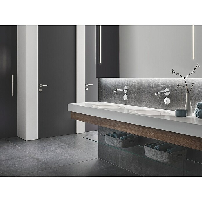 Grohe Essence Waschtischarmatur E (Wandmontage, Chrom, Glänzend, Ausladung Armatur: 182 mm) | BAUHAUS