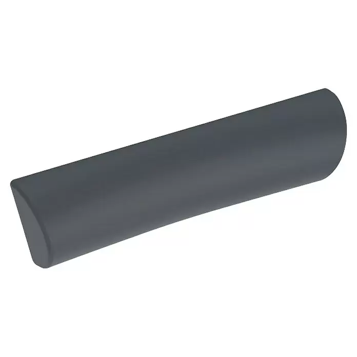Geberit Nackenstütze - PU/PUR-Integralschaum, Grau - Glatter, dunkelgrauer zylindrischer Schaumstoffroller für Sport und Massage.