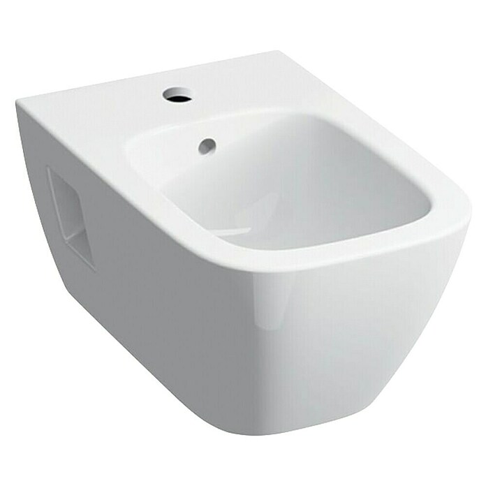 Geberit Renova Plan Wand-Bidet (Mit schmutzabweisender Glasur, Keramik, Weiß) | BAUHAUS