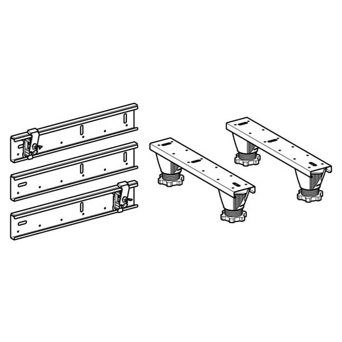 Geberit Badewannenfuß (Geeignet für: Acrylwannen) | BAUHAUS