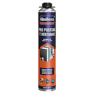 Quilosa Espuma para pistola PU Pro puertas y ventanas (750 ml)