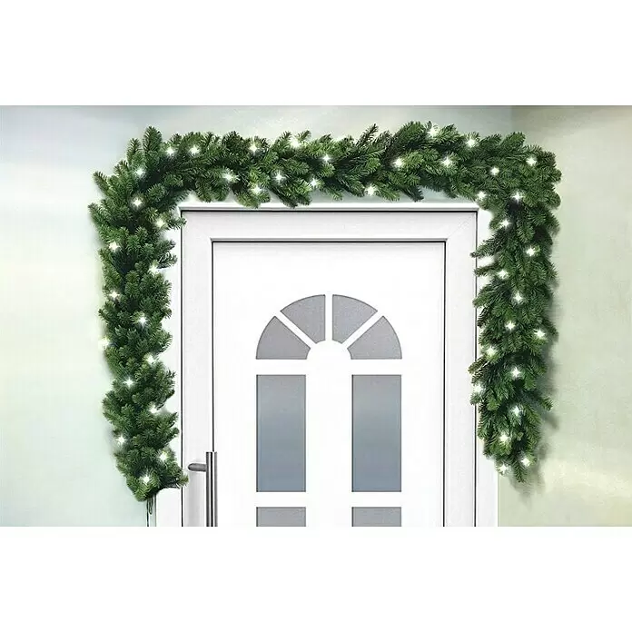 Xenotec Girlande PE-G270-LED-45 - Ø x L: 20 x 270 cm, Material: Kunststoff - Vorderansicht