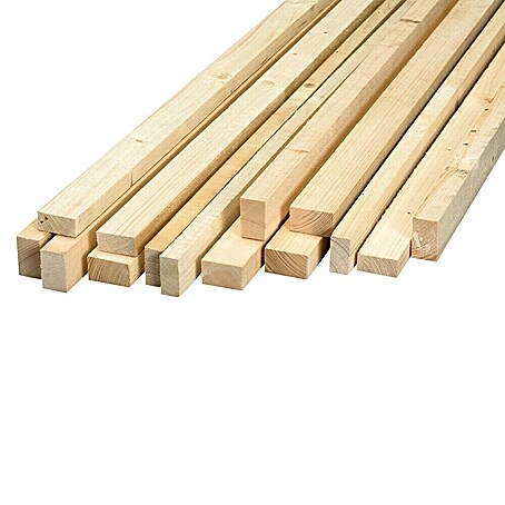 Konstruktionsholz (L x B x S: 4 m x 4,8 cm x 2,8 cm, Fichte, Sägerau)