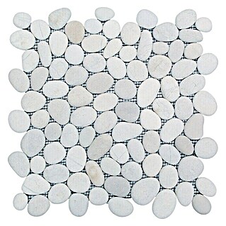 Malla mosaico Rocamar (30 x 30 cm, Blanco)