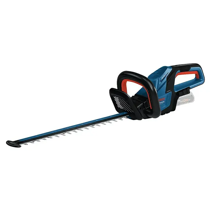 Bosch Professional AMPShare 18V Akku-Heckenschere GHE 18V-50 II - 18 V, Ohne Akku, Schwertlänge: 50 cm - Bild einer Bosch Akku-Heckenschere, ideal für den professionellen Einsatz. Robust, leistungsstark und kabellos für maximale Flexibilität.