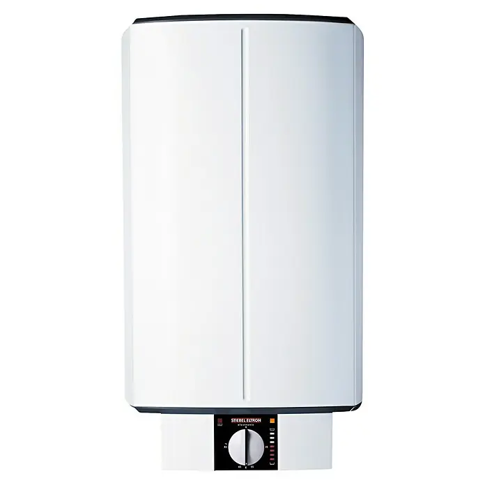Stiebel Eltron Warmwasserspeicher SH 30 S - 30 l, Temperaturbereich: 35 °C - 85 °C - Nahaufnahme eines Stiebel Eltron Warmwasserspeichers mit elektronischer Steuerung und Temperaturregler, ideal für effiziente Warmwasserbereitung.