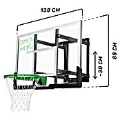 Salta Basketballkorb Guard (138 x 86 x 128 cm, Schwarz) | BAUHAUS