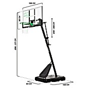 Salta Basketballkorb Guard (Schwarz, Höhe: 371 cm) | BAUHAUS