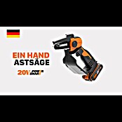 Worx PowerShare 20V Akku-Kettensäge WG324E.9 (20 V, Li-Ionen, Ohne Akku) | BAUHAUS