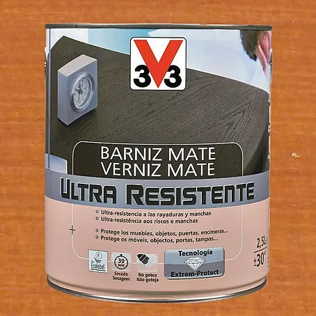 V33  Barniz para madera Mate Ultra Resistente