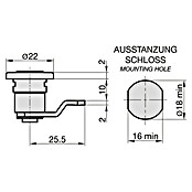 Basi Universalzylinder HS 322 (Passend für: Ju) | BAUHAUS