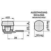 Basi Universalzylinder HS 332 (Passend für: Basi Briefkästen) | BAUHAUS