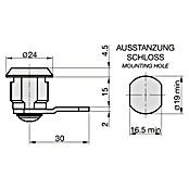 Basi Universalzylinder HS 326 (Passend für: Format) | BAUHAUS