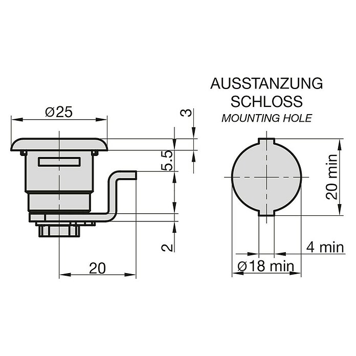 Basi Universalzylinder HS 329 (Passend für: Renz ab Bj.1980) | BAUHAUS