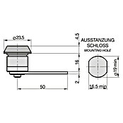 Basi Universalzylinder HS 347 (Passend für: Albert) | BAUHAUS