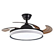 Led Hispania Ventilador de techo Rinia (Negro, 106 cm, 35 W) | BAUHAUS