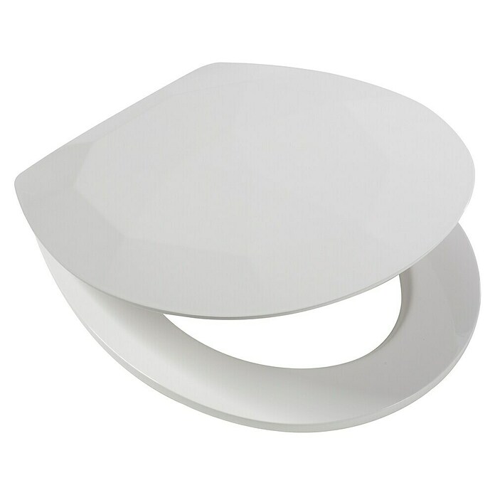 Poseidon Toiletzitting Brillant (Softclose, Houten kern, Afneembaar, Wit)