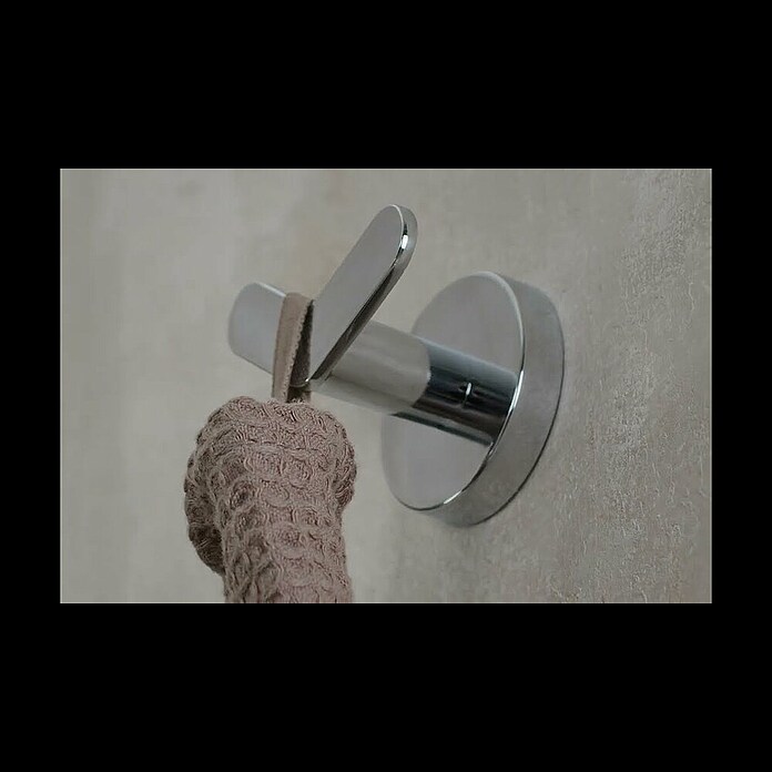 Cosmic Start Toallero de gancho (Negro) | BAUHAUS