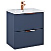 Riva Badmöbel-Set Street Plus (Gesamtbreite Badmöbel: 51,3 cm, Navyblau, Matt, 2 -tlg.) | BAUHAUS