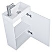 Riva Badmöbel-Set Young (Gesamtbreite Badmöbel: 40,2 cm, Weiß, Glänzend, DIN Anschlag: Links/Rechts, 2 -tlg.) | BAUHAUS